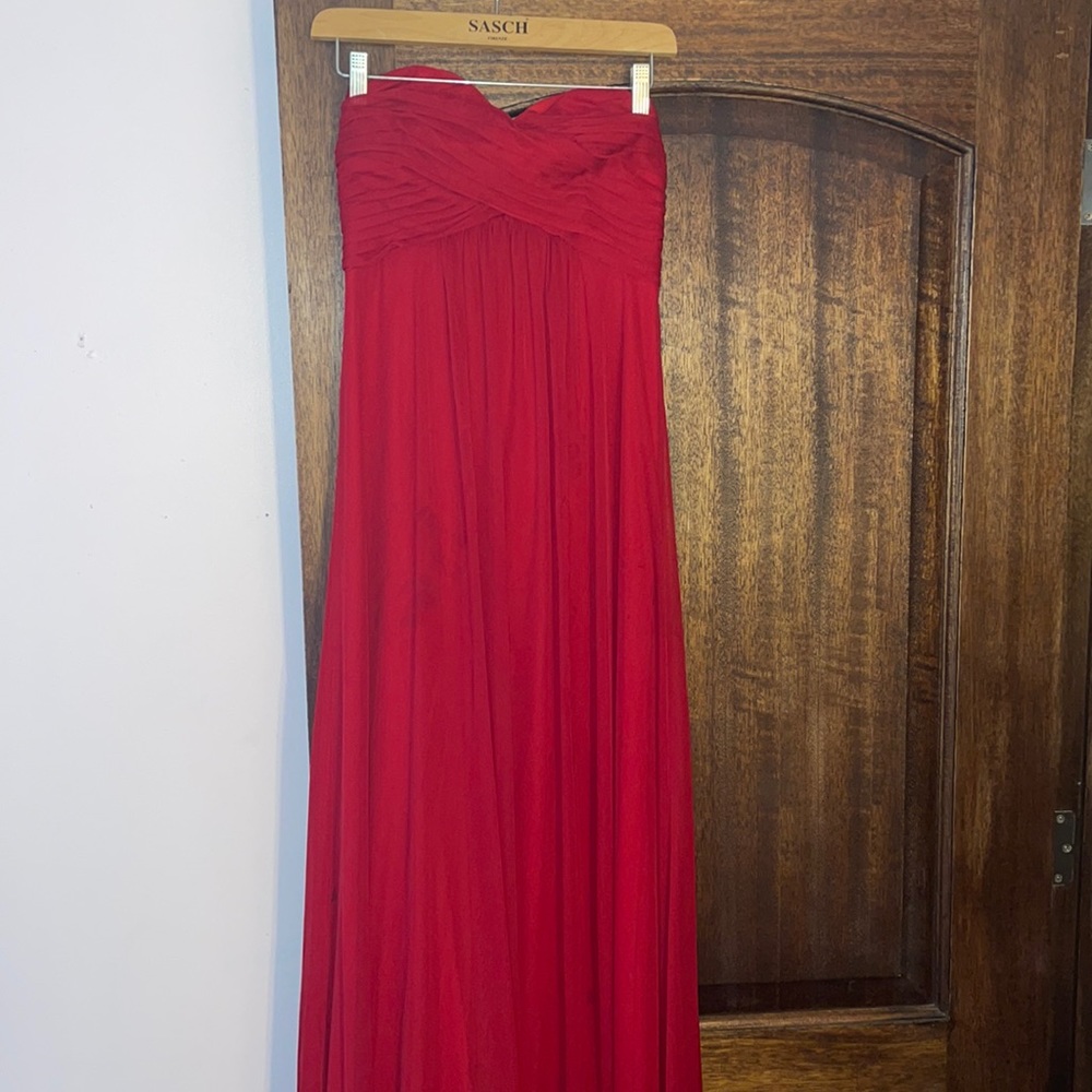 Eva red maxi dress